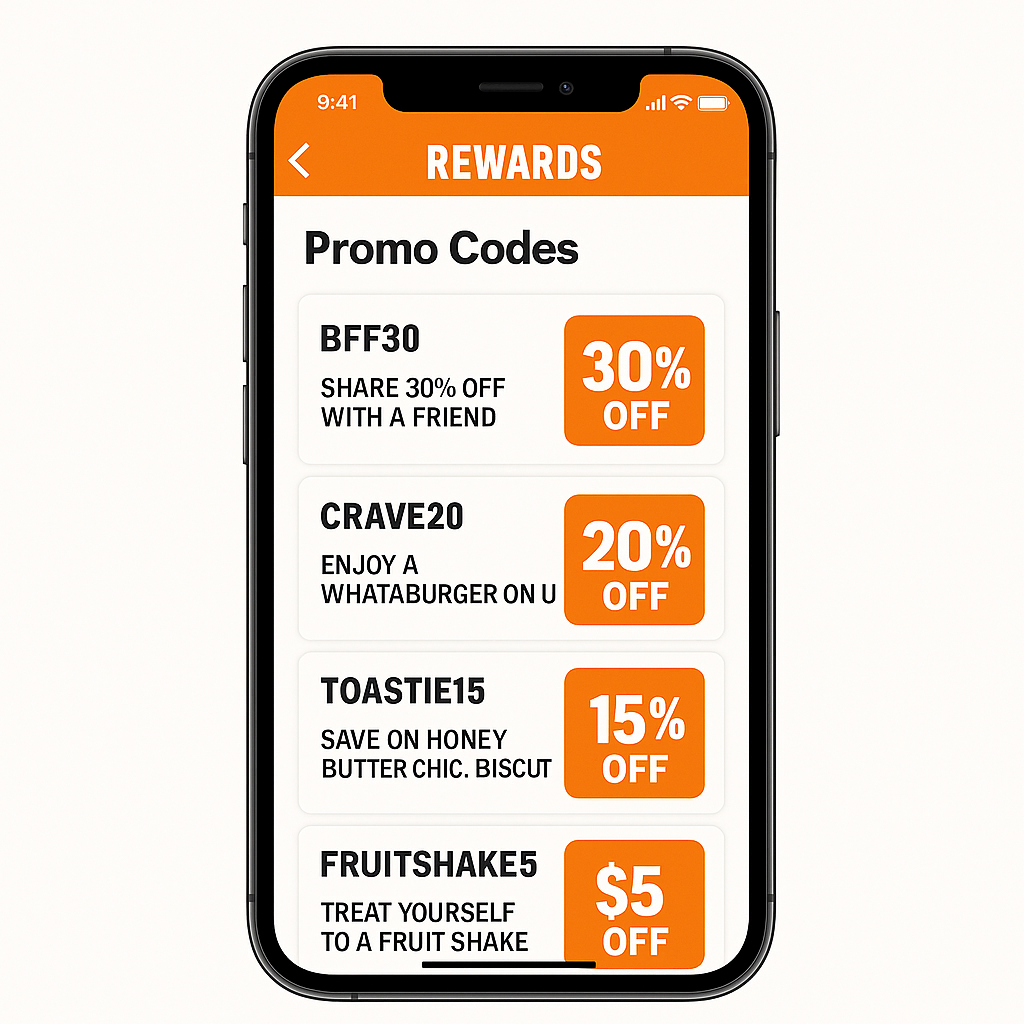 Whataburger promo codes